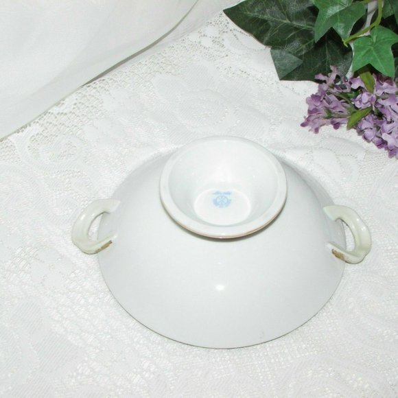 Noritake Antique Footed Compote Fruit Bowl Cottagecore Japan Vintage - Picture 4 of 6